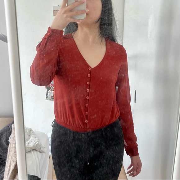 Red bodysuit - Picture 1 of 3